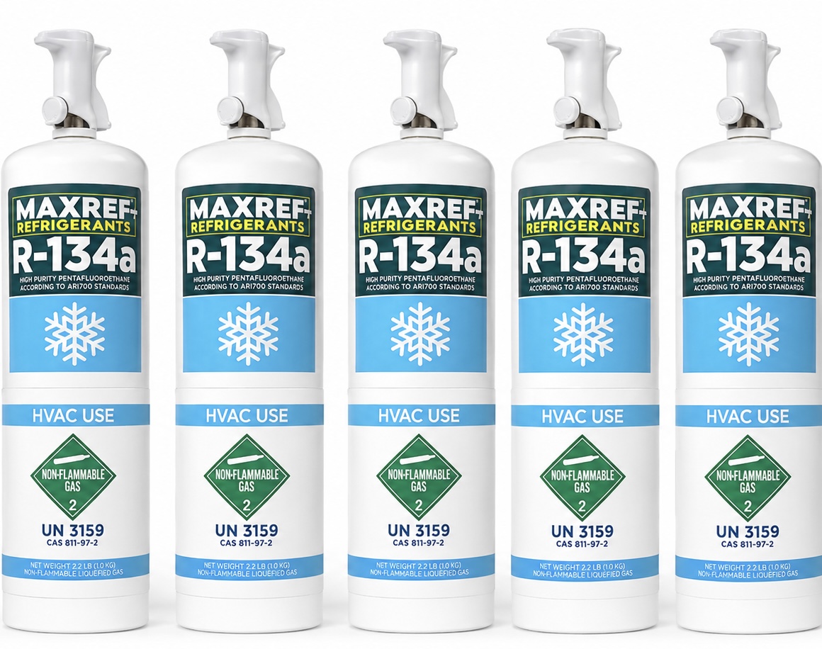 گاز یک کیلویی R134a مکسرف Maxref