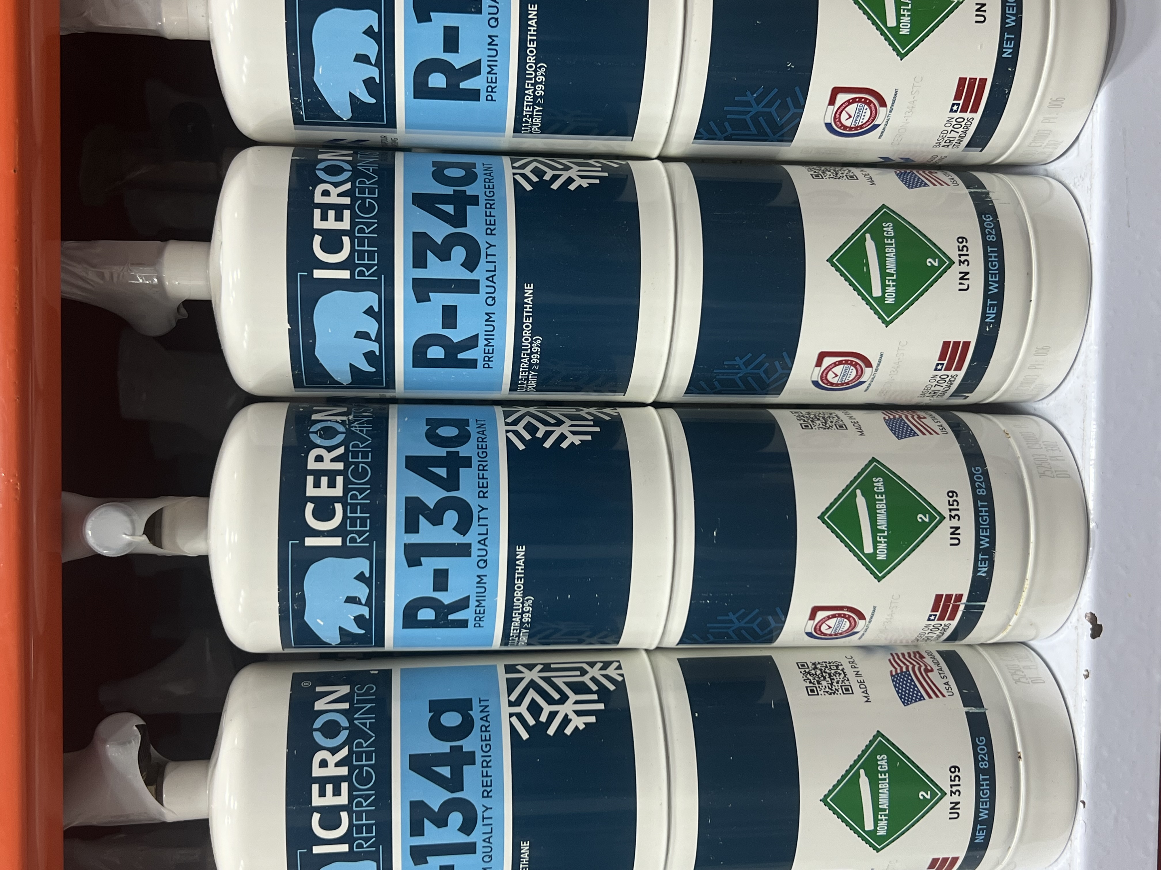 گاز یک کیلویی R134a ایسرون ICERON