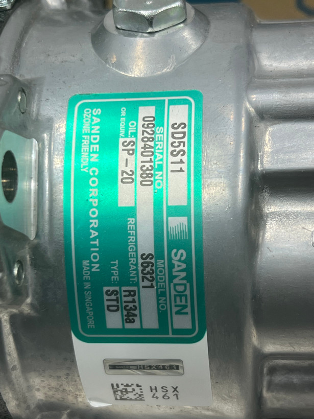 کمپرسور 507 ساندن سنگاپوری اصلی 12 ولت